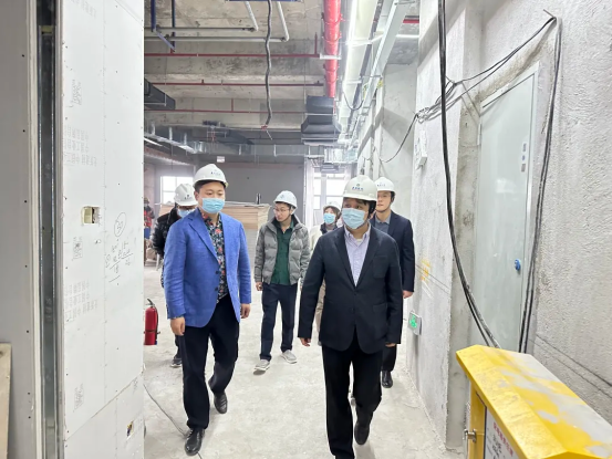 Brief News | Chairman Shi Yuanyuan Inspects the Construction Progress of Shenzhen Cell Valley – South China Cell Factory Project